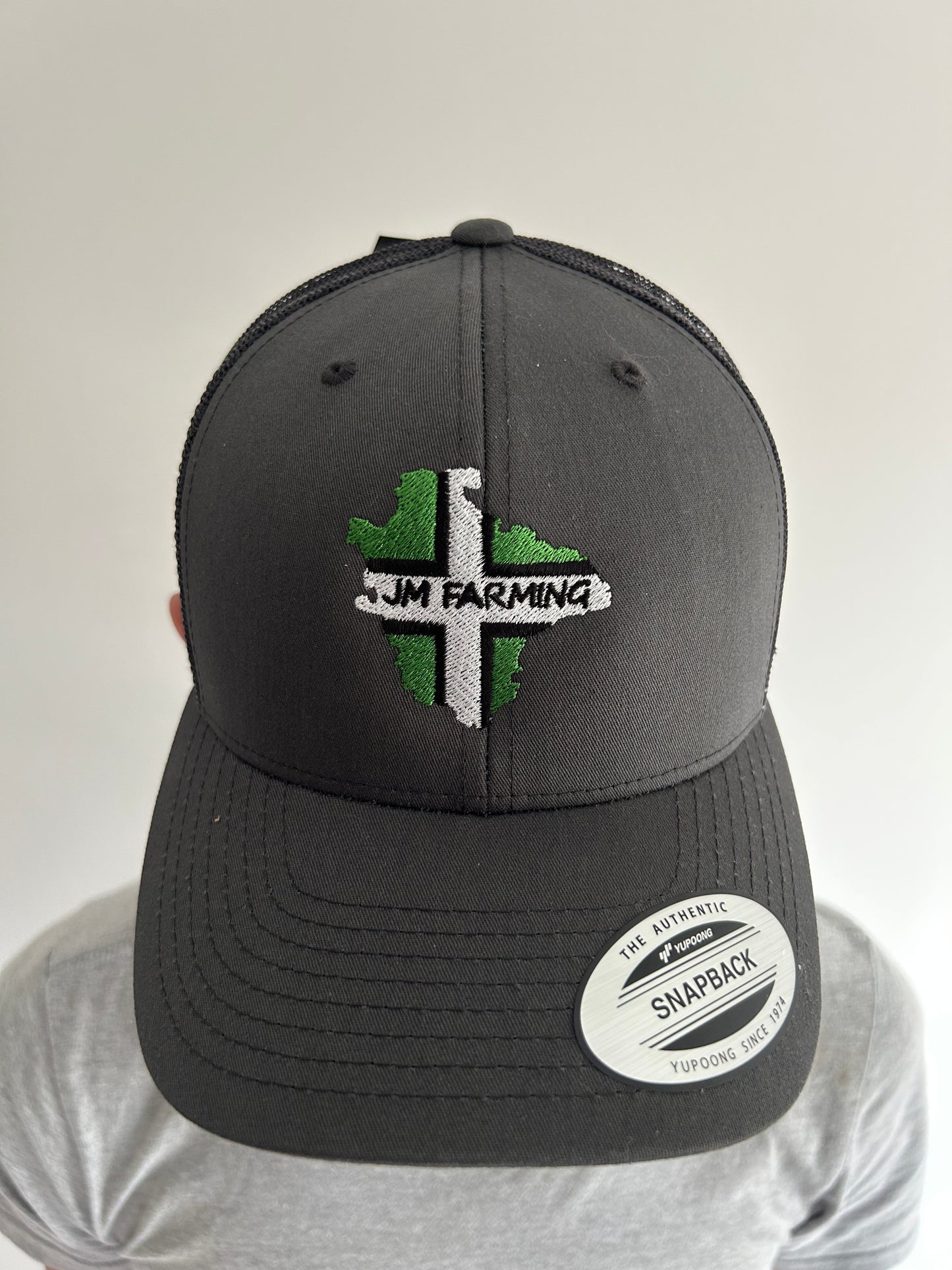 Grey Snapback Cap